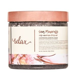 Manna Kadar Champagne Charcoal Scrub NWT